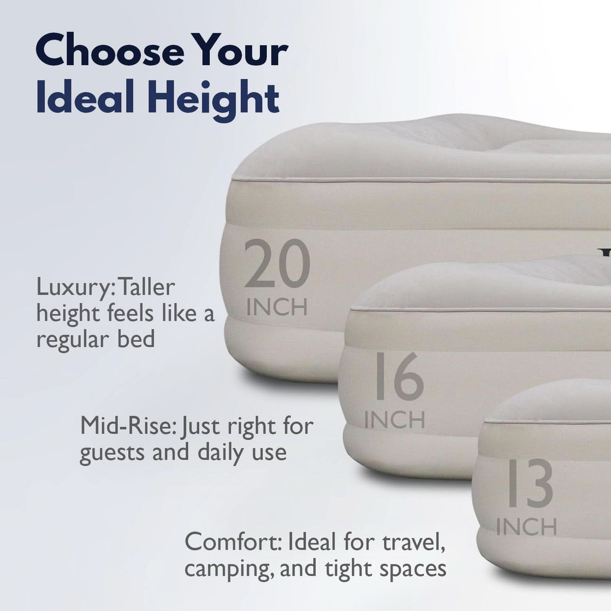 Queen Air Mattress With Integrated Pump Waterproof-2