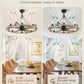 Powrify 36 Inch Industrial Farmhouse Ceiling Fan Light