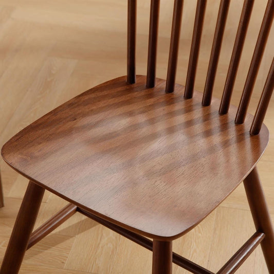Walnut Windsor Contemporary Dining Chairs Collection Set