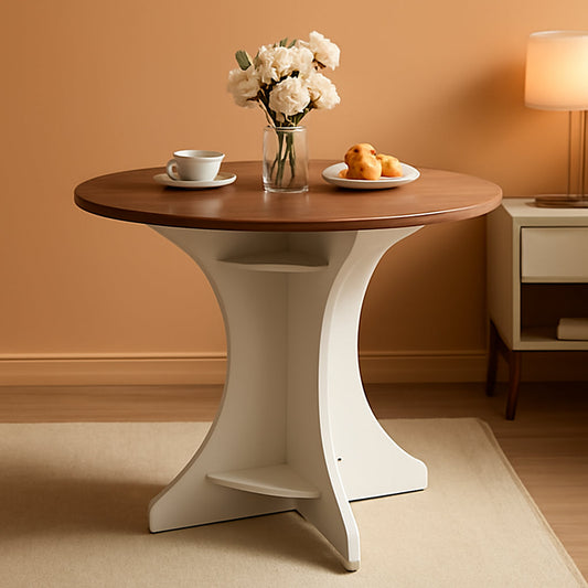 32 Inch Circular Dining Table Pedestal Construction