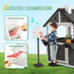 Wooden Outdoor Playhouse Gray White Integrated Sink