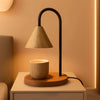 Candle Warmer Lamp Wood Grain Dimmable Wax Melt Warmer-0