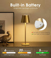 Rechargeable Cordless Table Lamp With Color Temperatures