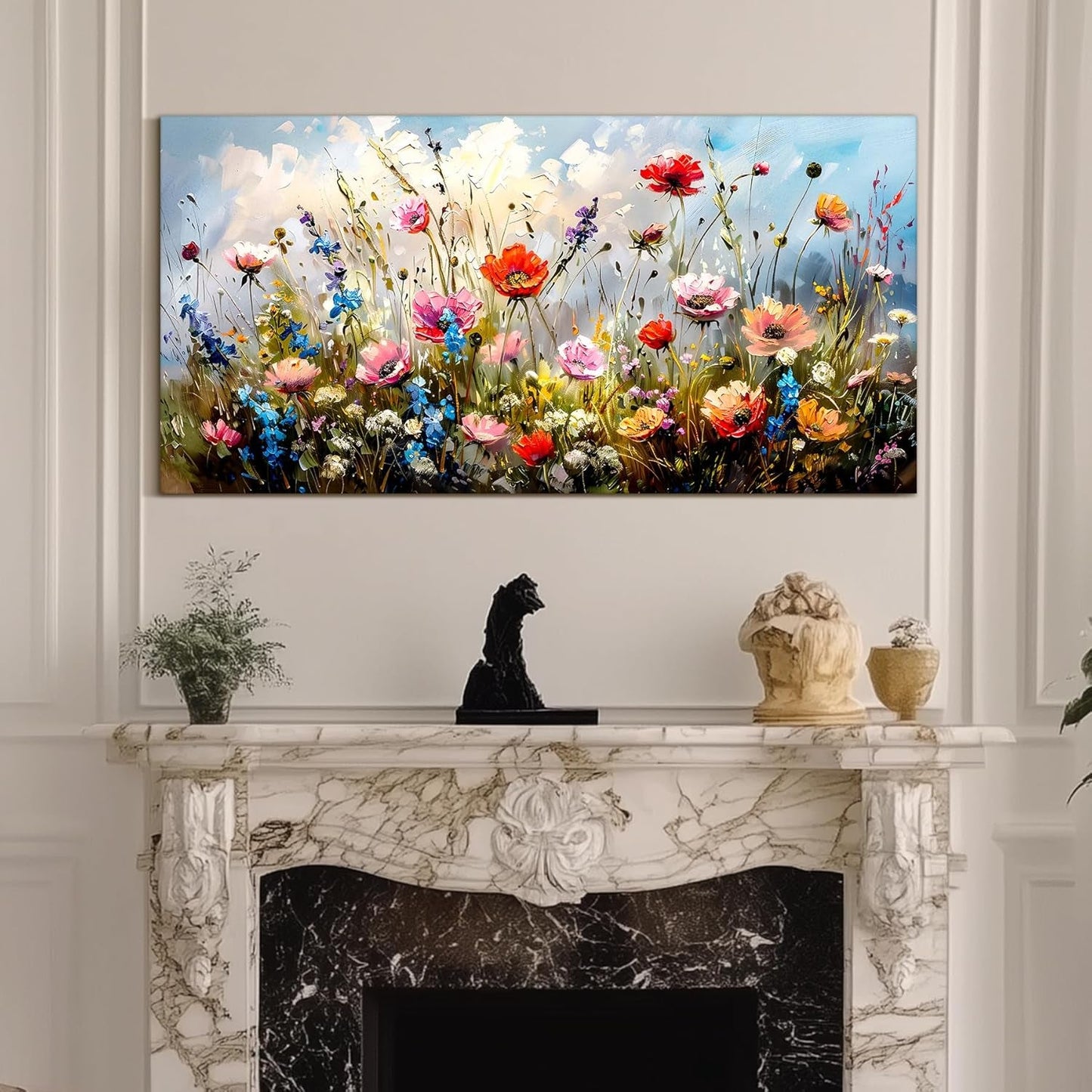 Luxurious Canvas Wall Art 20x40 Farmhouse Colorful