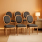 French Country Farmhouse Upholstered Dining Chairs Set Of 6