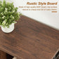 55Inch Rustic Brown Sofa Console Table Elegant Durable