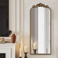 Oversized Gilded Antique Arched Floor Mirror 18x53