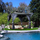 10x10 Hardtop Gazebo Aluminum Frame Outdoor Weatherproof