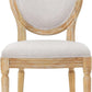 Phinnaeus Beige Polyester Fabric Dining Chairs Set Of 2