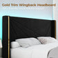FullSize Velvet Upholstered Bed Frame With Drawers