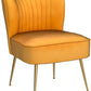 Yellow Wingback Slipper Armchair UltraLux Deluxe Two