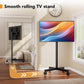 Universal Mobile TV Stand Featuring Adjustable Height