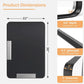 Matte Black Bathroom Mirror 30x22Inch Tempered Glass