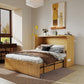 Oakwood Murphy Bed Cabinet With Integrated Charging