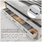 Queen Size Bed Frame Antique White Finish Storage Drawers-4