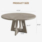 Forty Seven Inch Grey Dining Table Modern Kitchen Collection