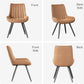 Brown Upholstered Dining Chairs Mid Century Modern