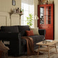 Queen Sleeper Sofa Bed Black Ergonomic Contemporary