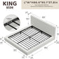 Snow White Memory Foam Plus Plat form Bed King Bed Frame