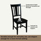 San Remo Splatback Dining Chairs Set Of Two, Black