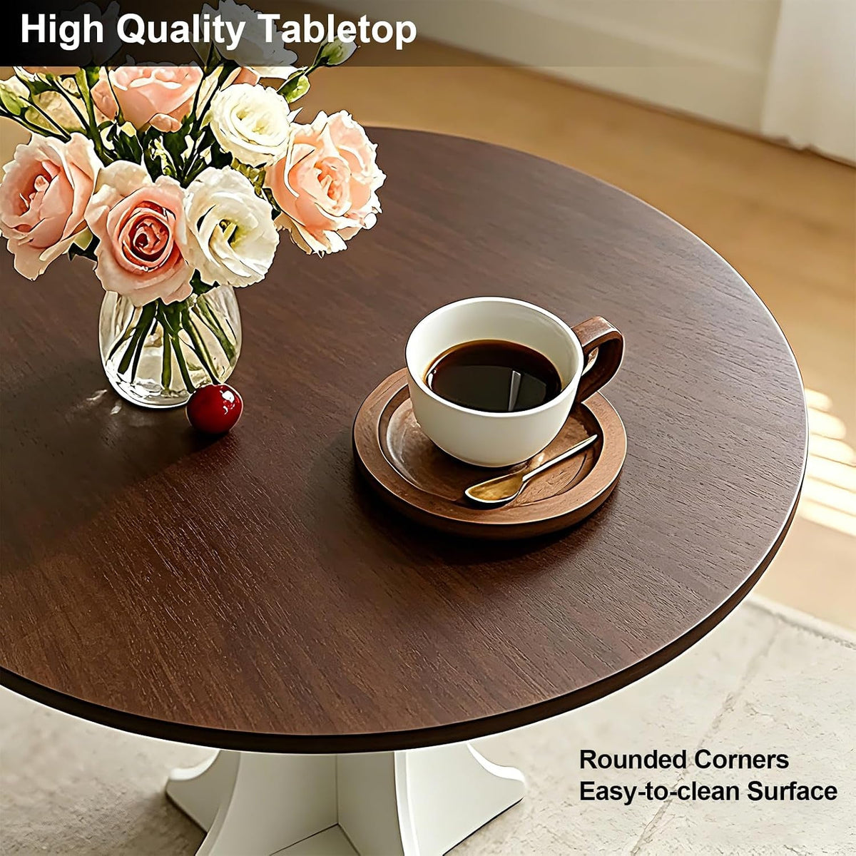 32 Inch Circular Dining Table Pedestal Construction