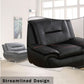 Leather Couches For Living Room Black Sofa And Loveseat Set-2