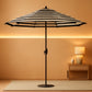 9Foot Outdoor Patio Umbrella Auto Tilt Sunbrella Fabric
