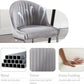 Grey Velvet Upholstered Dining Chairs Collection Set