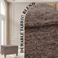 Chocolate Brown Contemporary Storage Ottoman With Lid
