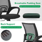 Black 32 Inch Desk And Chair Set For Home Office Use