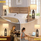 Obsidian Living Room Table Lamp Three Way Dimmable USB Outlet-3