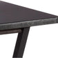 Foldable TV Dinner Tray Tables 4 Pack Black 15x19x26