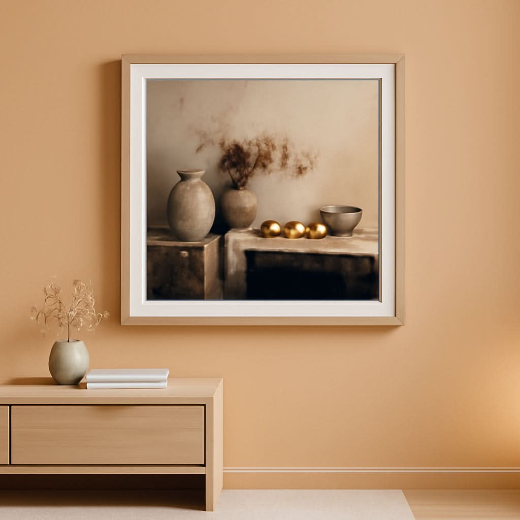 Framed Kitchen Wall Art 12x16 Charcoal Gray Botanicals