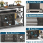 Tall TV Stand for 65 Inch TV With Storage Cabinet Grey Oak