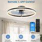 Bladeless Low Profile Ceiling Fan Featuring Dimmable Lighting