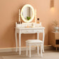 White Premium Makeup Vanity Table Illuminated Mirror
