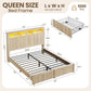 Queen Size Bed Frame With Premium Storage Solutions-1