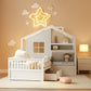 White Kids Twin Montessori Platform Bed Frame Collection