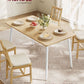 Golden Oak Farmhouse Dining Table 55.1 Top Seats 4 To 6