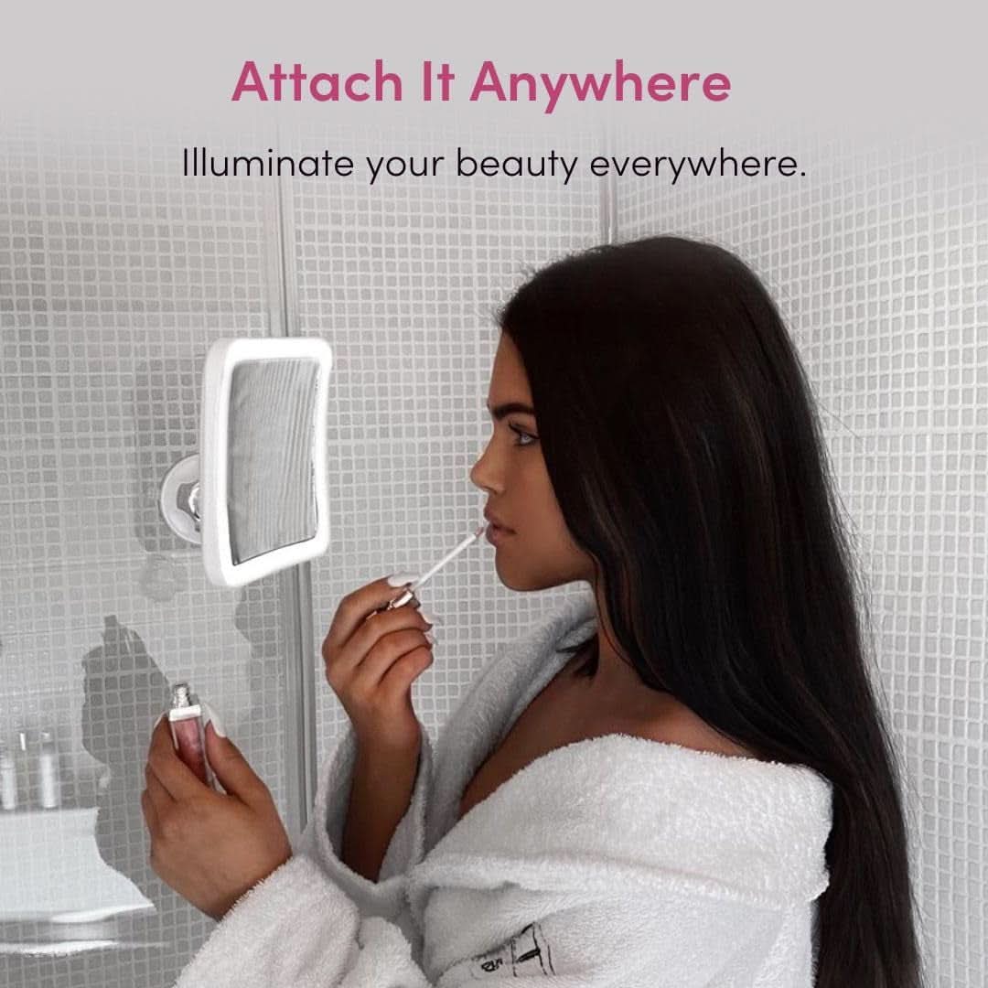 Rechargeable 10X Magnifying Mirror With LED Lights