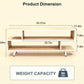 Walnut Finish 65 Inch TV Stand With Storage Cabinet Solutions-1