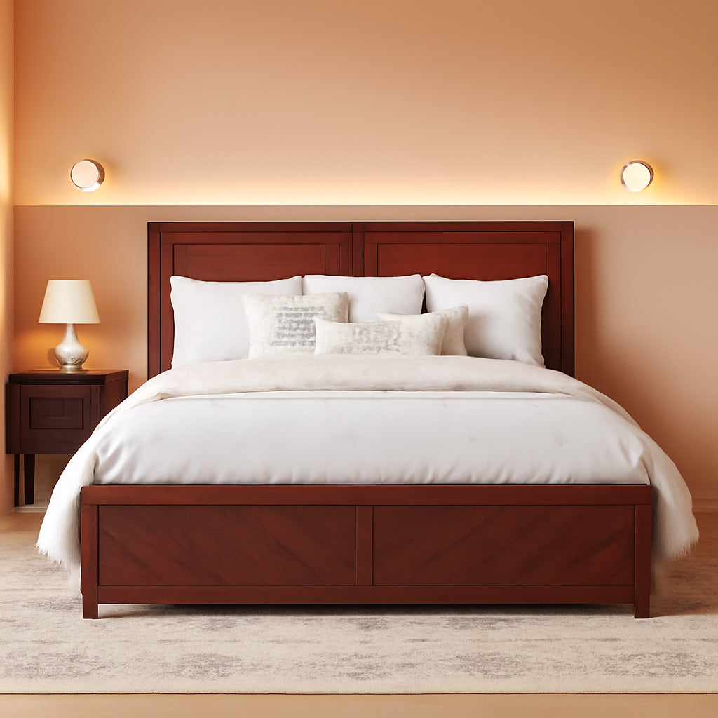 Walnut Canyon King Platform Bed Matching Footboard