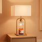 Brushed Gold Candle Warmer Lamp Programmable Timer