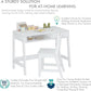 Kids Desk and Chair Set With Storage Drawers for Study