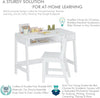 Kids Desk and Chair Set With Storage Drawers for Study
