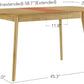 Extendable Dining Table FortySeven To Fifty Nine Inches Oak Veneer