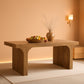 70.9 Inches Premium Handcrafted Wood Dining Table Arched Legs