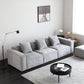 Grey Modular Sectional Sofa Set With Ottoman And Chaise