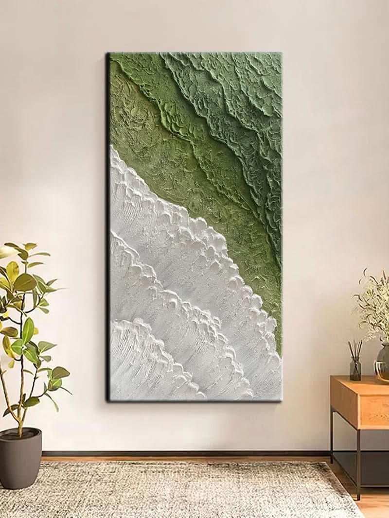 60x120 cm Hand Painted Abstract Expressionist Wall Art