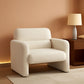 33Inch Sherpa Upholstered Accent Chair With Armrests